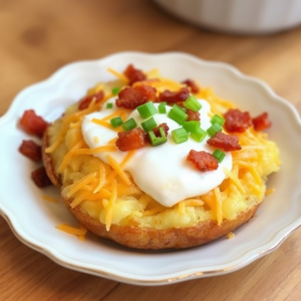 Loaded Cheesy Potato Bake