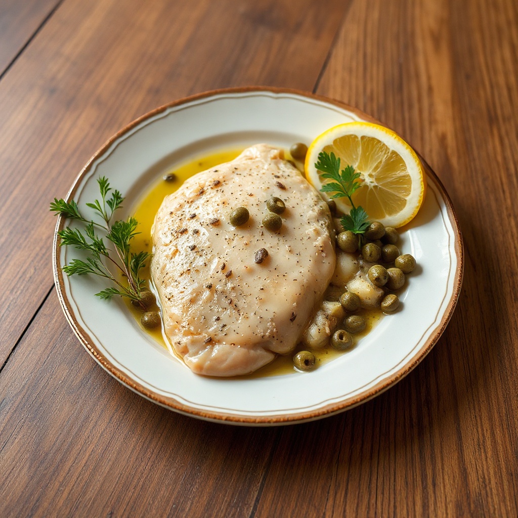 Lemon Butter Chicken with Capers