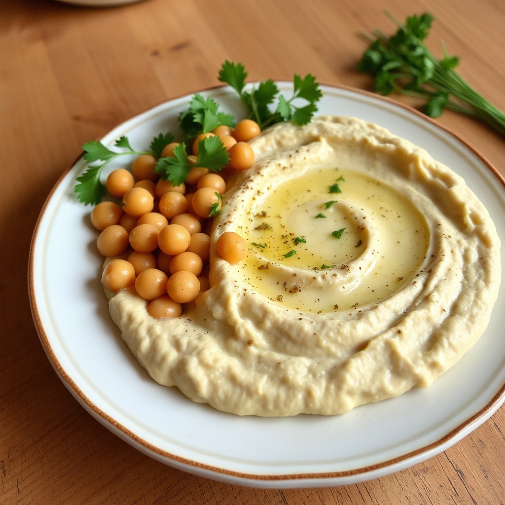 Cremiger Knoblauch-Hummus