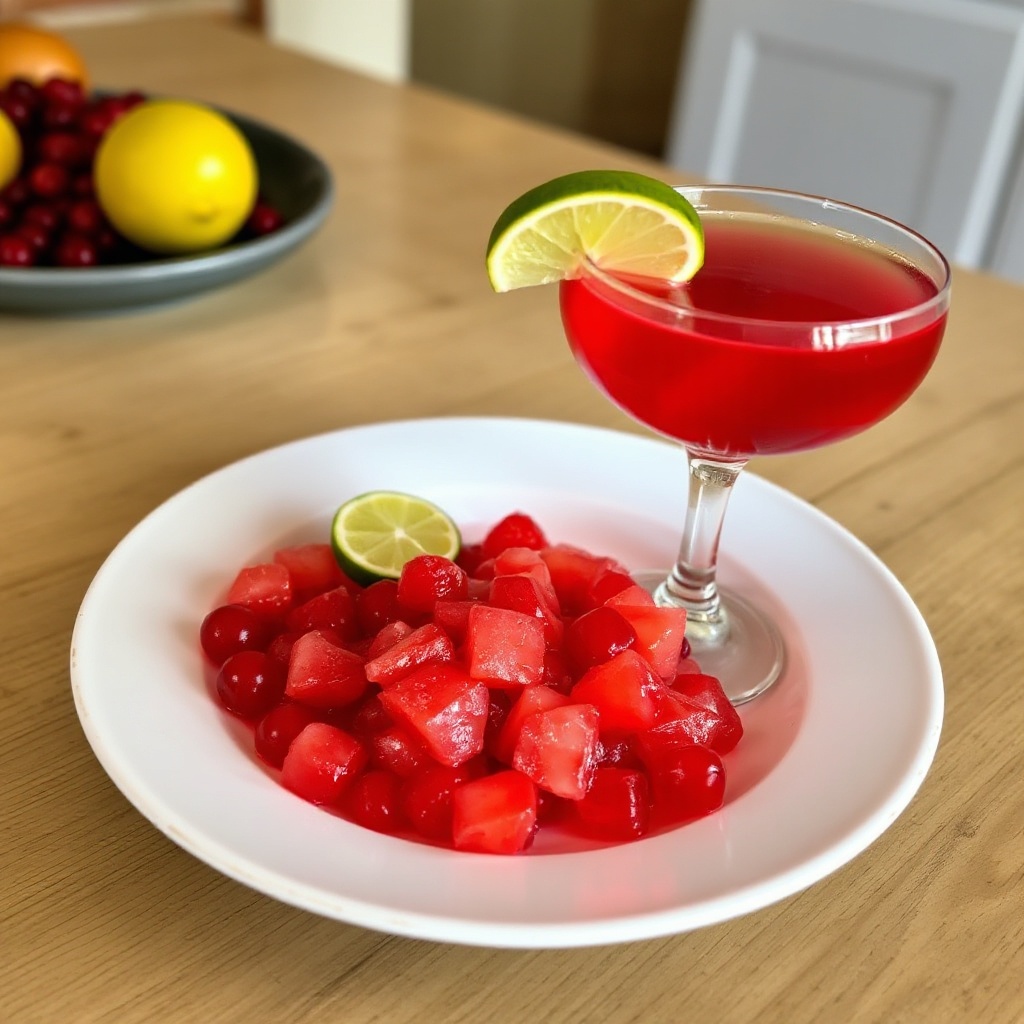 Cranberry Sunset Cocktail
