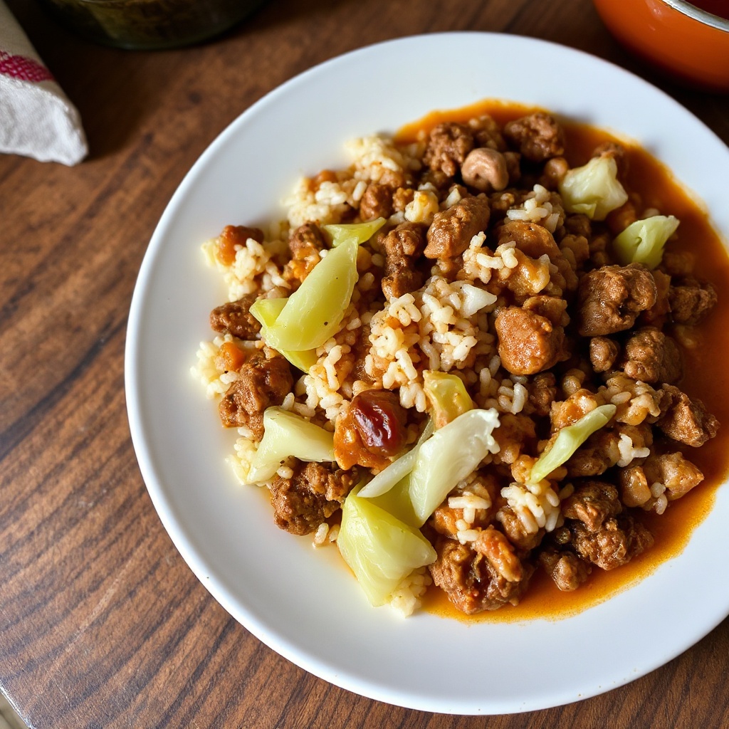 Sformato di Cavolo e Carne