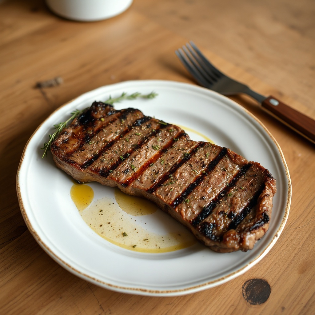 Herzhafter Kräuter-Marinierter Gegrillter Steak