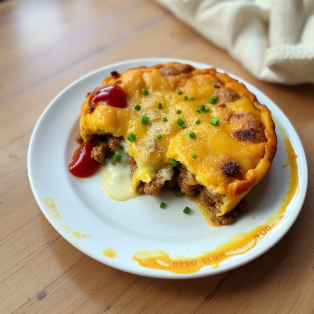 Torta Cheeseburger in Teglia Bundt