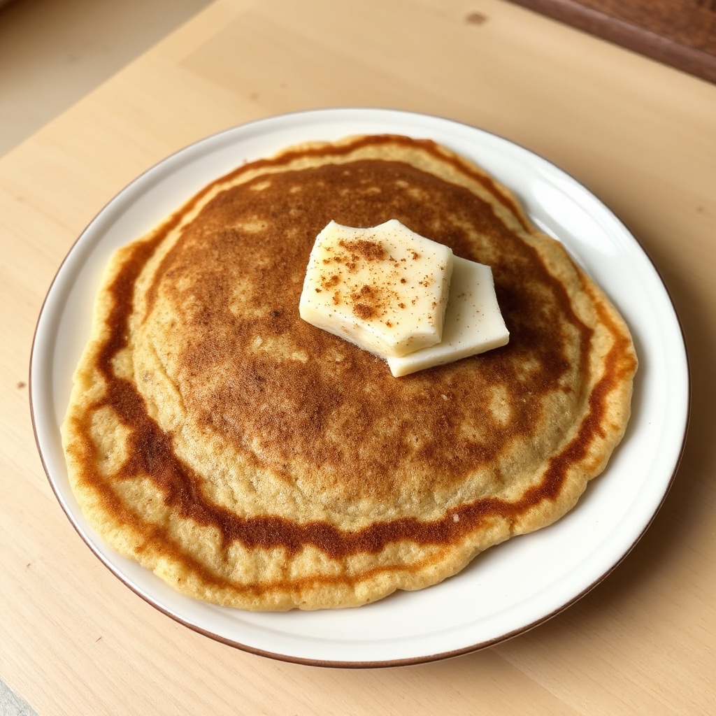 Fluffy Cinnamon Oat Pancakes