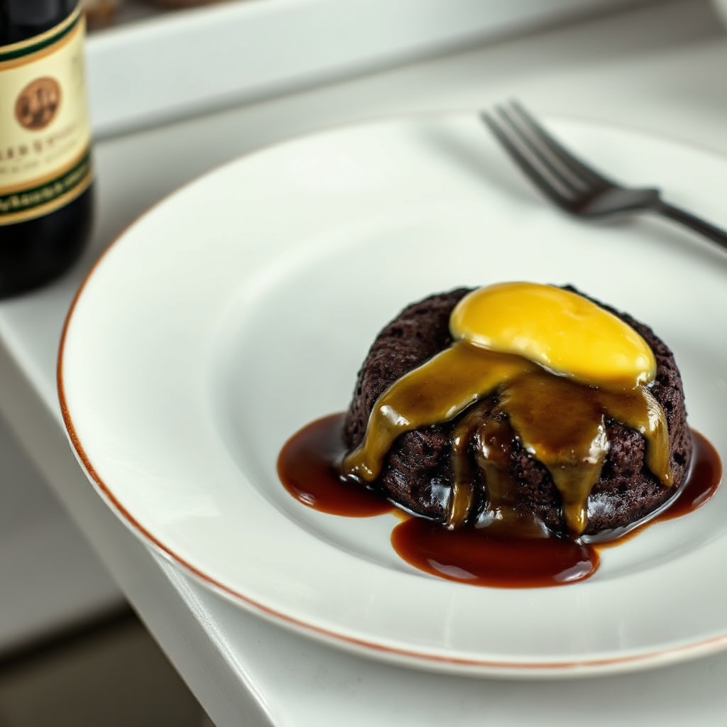 Tortini di Cioccolato Lava Decadenti con Crema Irlandese