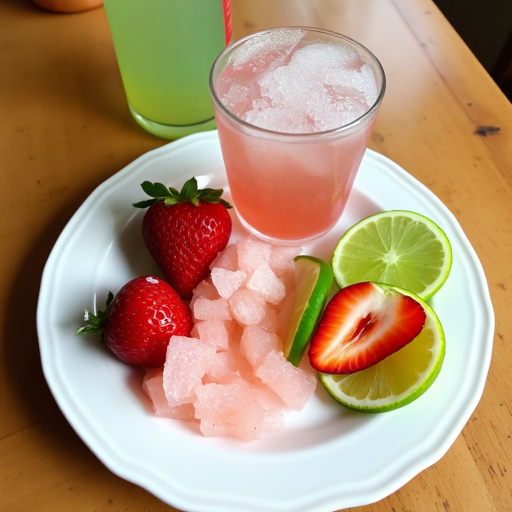 Frizzante di Fragole e Lime