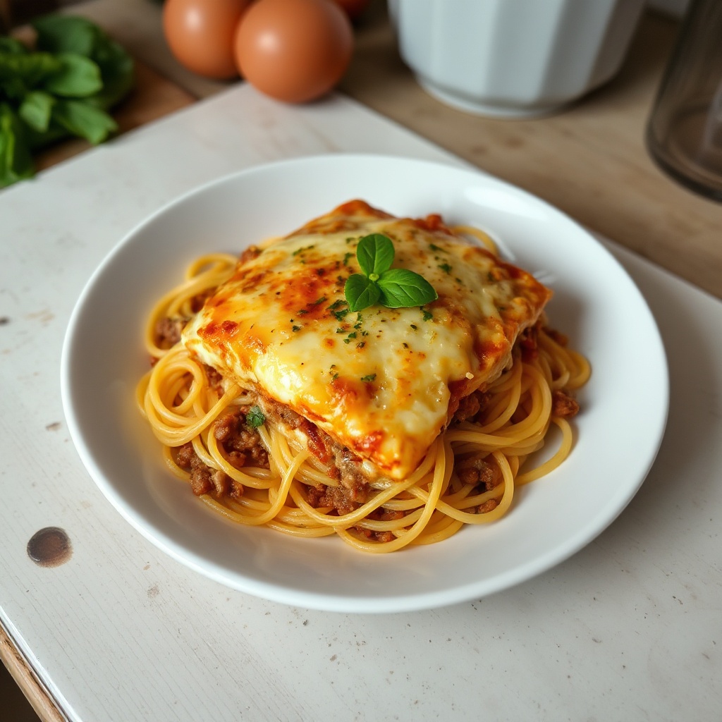 Deliziosa Torta di Spaghetti al Formaggio