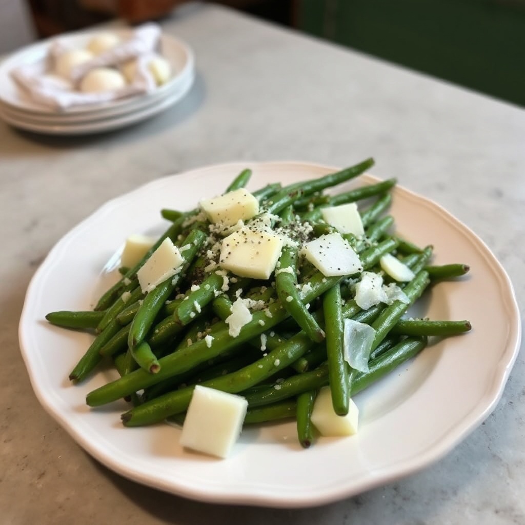 Fagiolini al Burro d'Aglio con Parmigiano