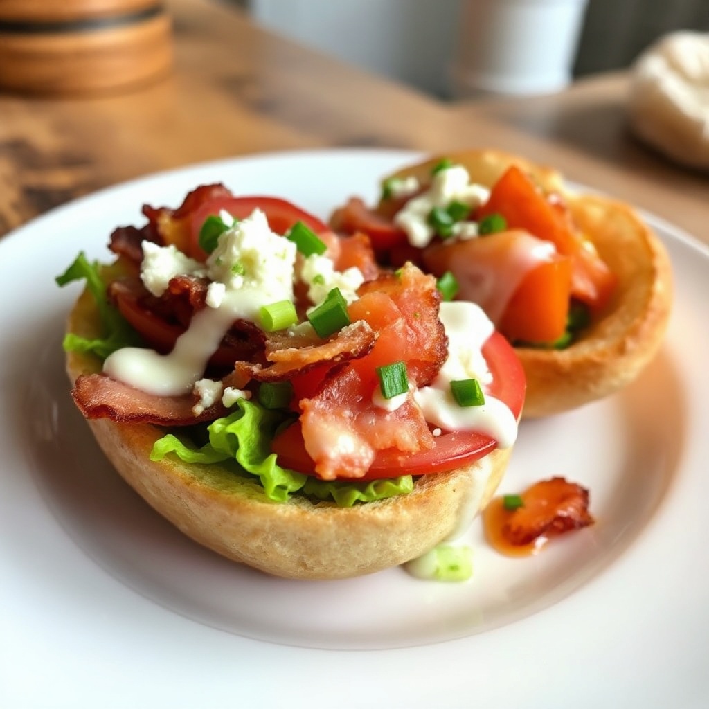 Gourmet BLT Brot-Schalen