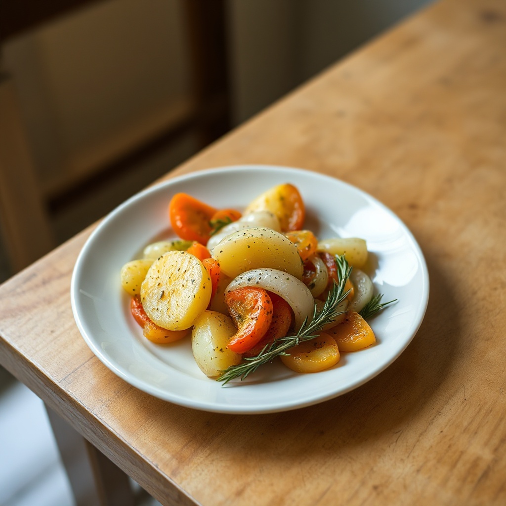 Herb-Roasted Vegetables with Garlic and Rosemary