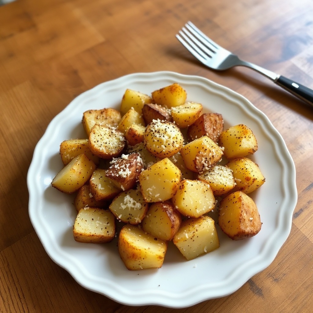 Patate al Forno Croccanti con Parmigiano