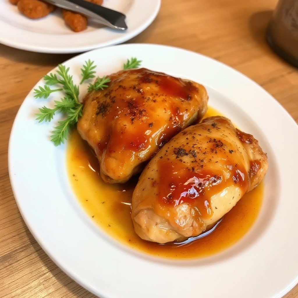 Cosce di Pollo Glassa di Albicocca