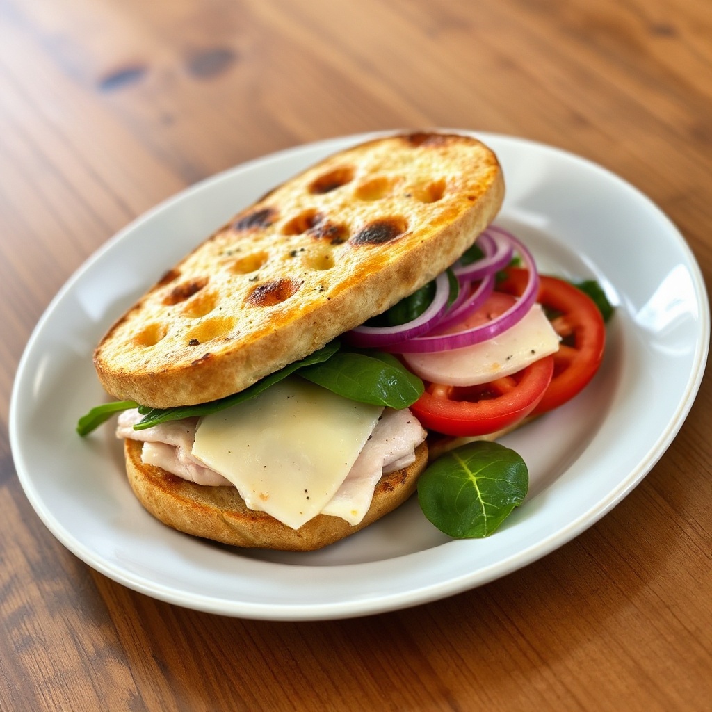 Panini Salato di Tacchino e Spinaci