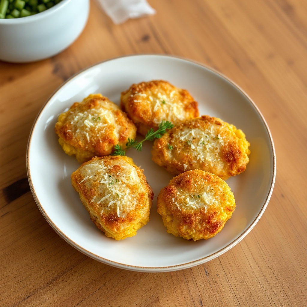 Knusprige Parmesan-Hühnchenbissen