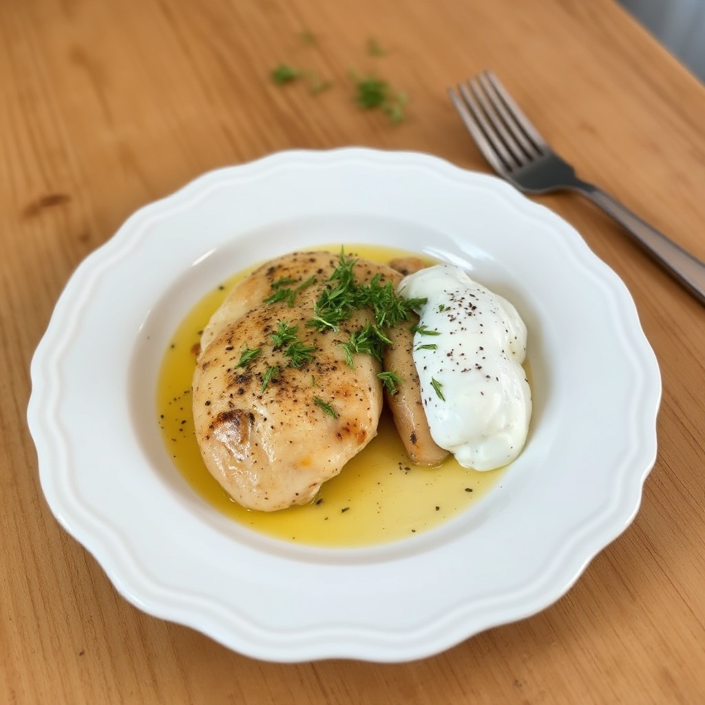 Schnelles französisches Estragon-Hühnchen