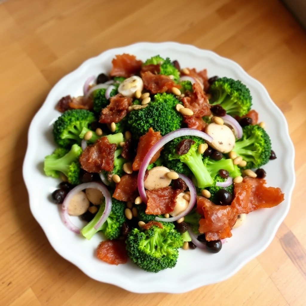 Crispy Bacon Broccoli Salad