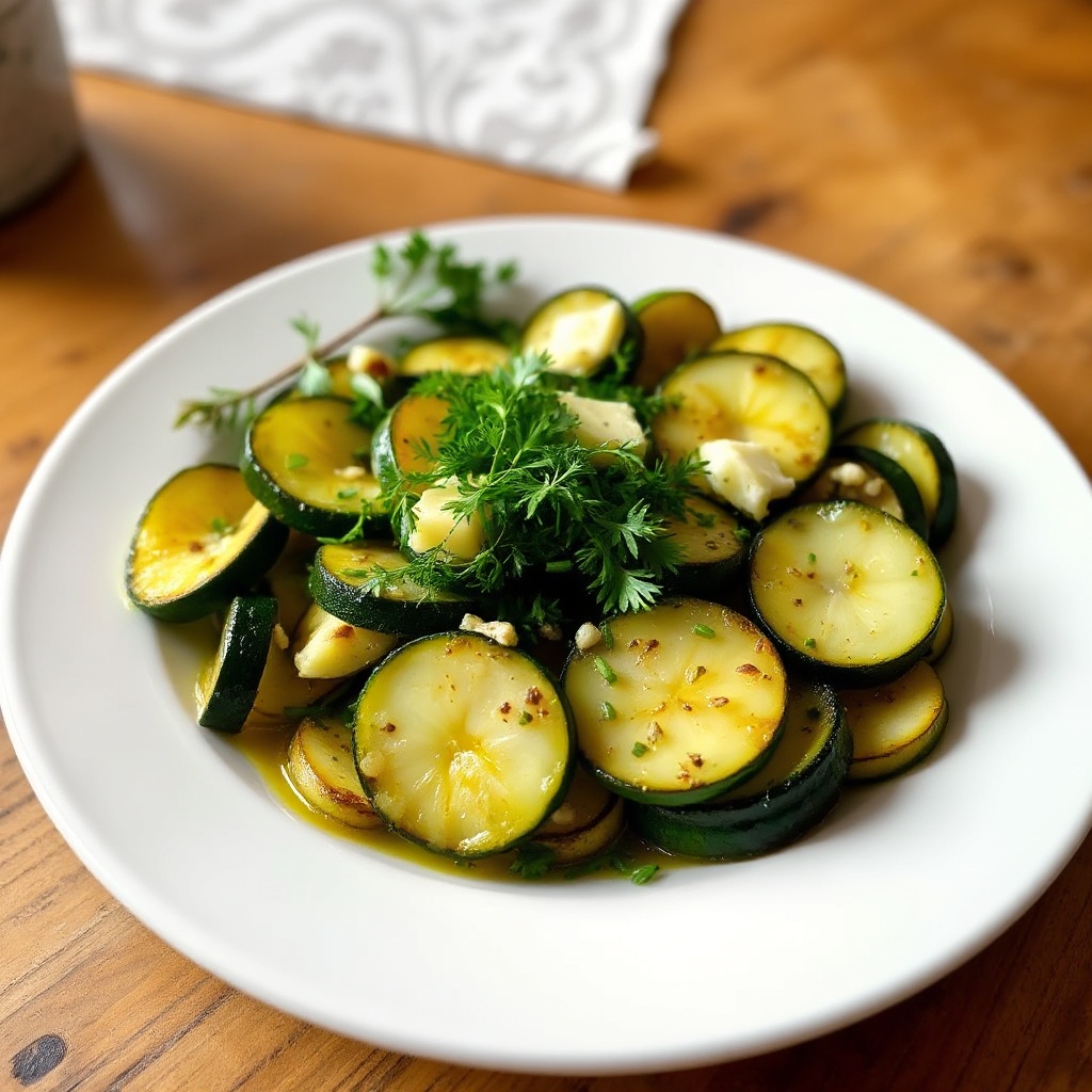 Sautéed Zucchini with Fresh Herb Medley