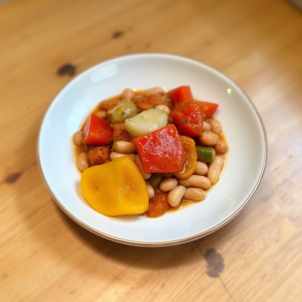 Hearty Bell Pepper and Bean Stew