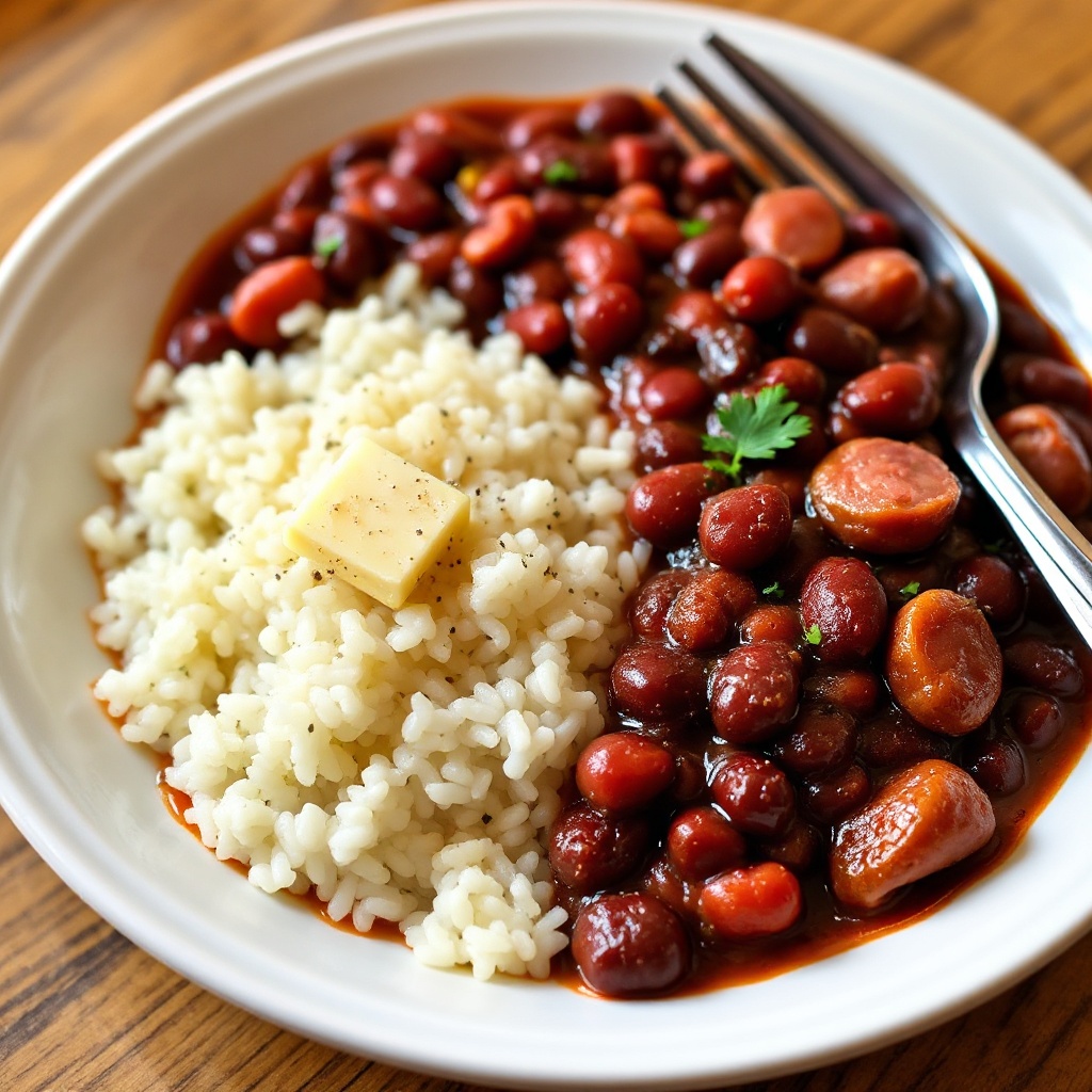 Fagioli Rossi e Riso in Stile Southern Comfort