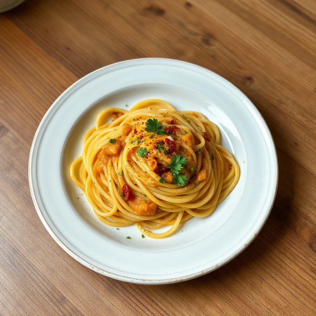 Knoblauch- und Chili-infused Pasta Sauce