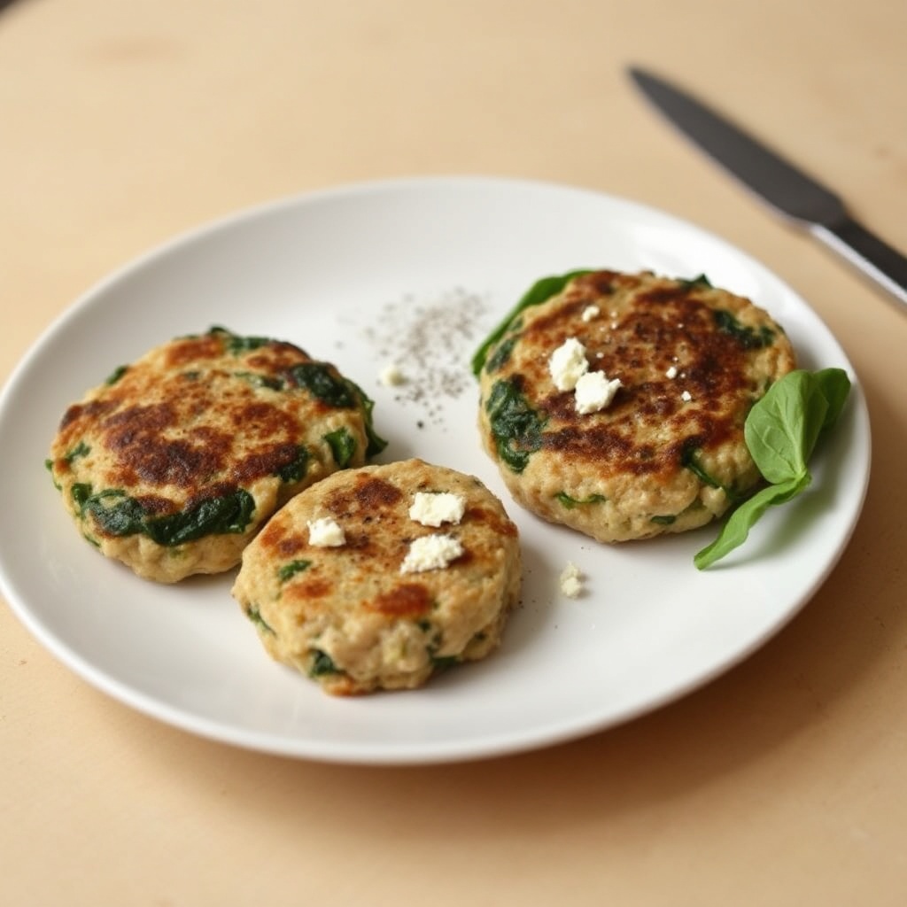 Polpette di Tacchino con Spinaci e Feta
