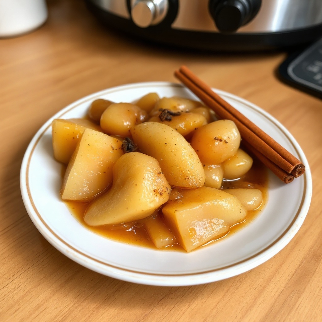 Slow Cooker Spiced Apple Compote