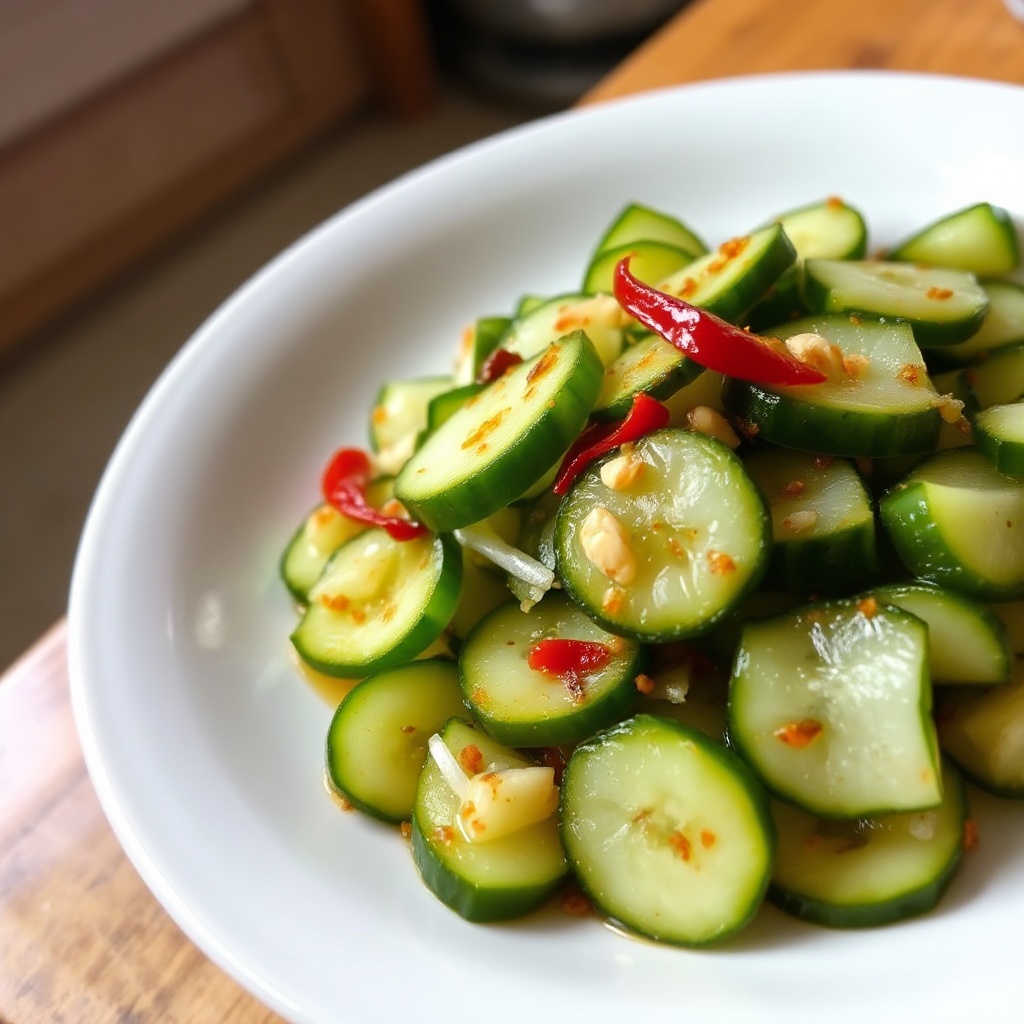 Insalata di Cetrioli Marinati e Piccanti