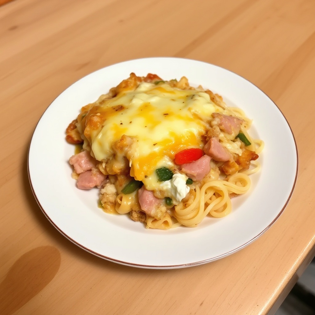 Sformato di Prosciutto e Verdure con Formaggio
