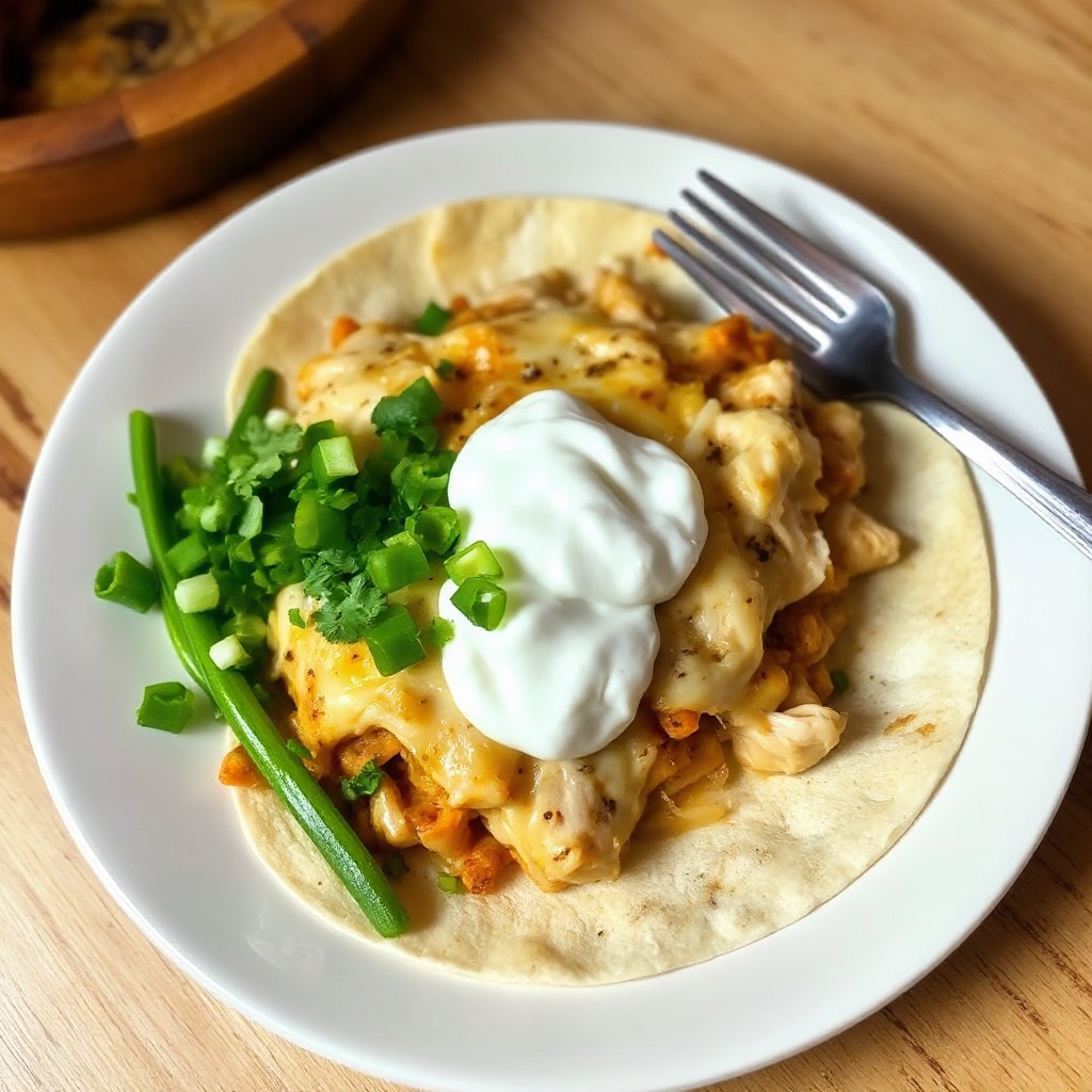 Casseruola di Tortilla di Pollo in Stile Messicano