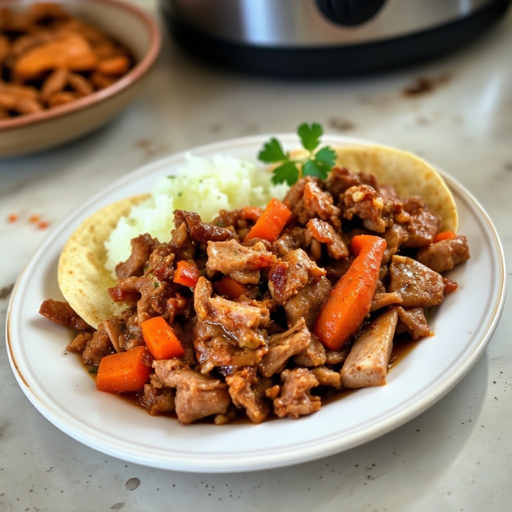 Carnitas di Maiale in Stile Messicano in Pentola Lenta