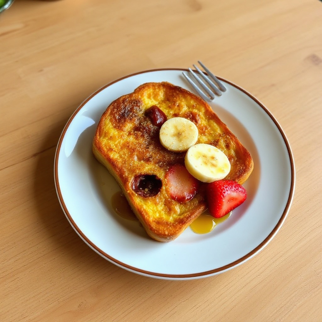 Toast alla Francese al Forno con Frutta
