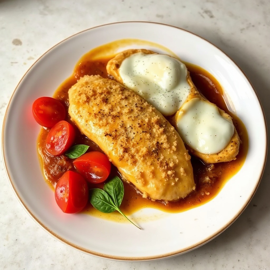 Delizia di Pollo in Stile Caprese