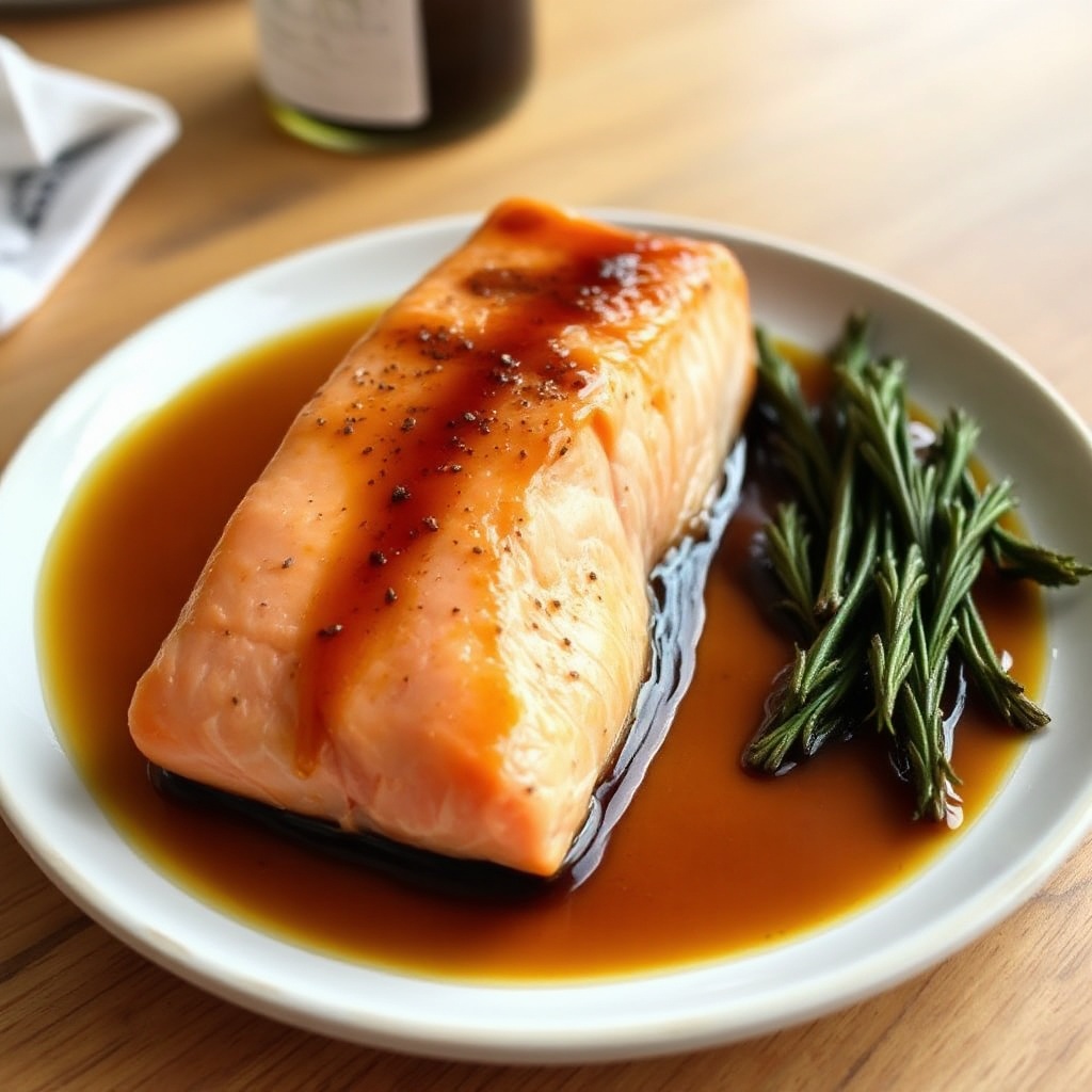Honey-Balsamic Glazed Salmon