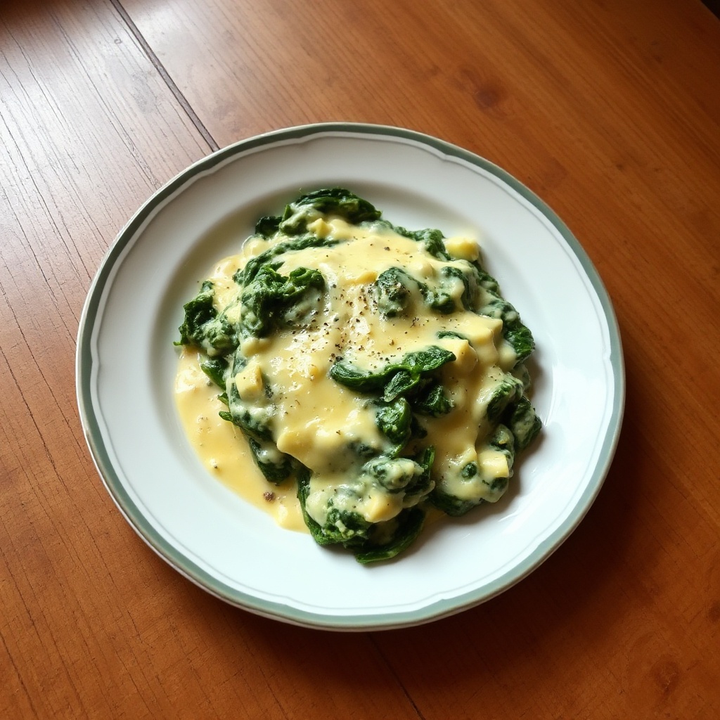 Sformato Cremoso di Spinaci e Formaggio
