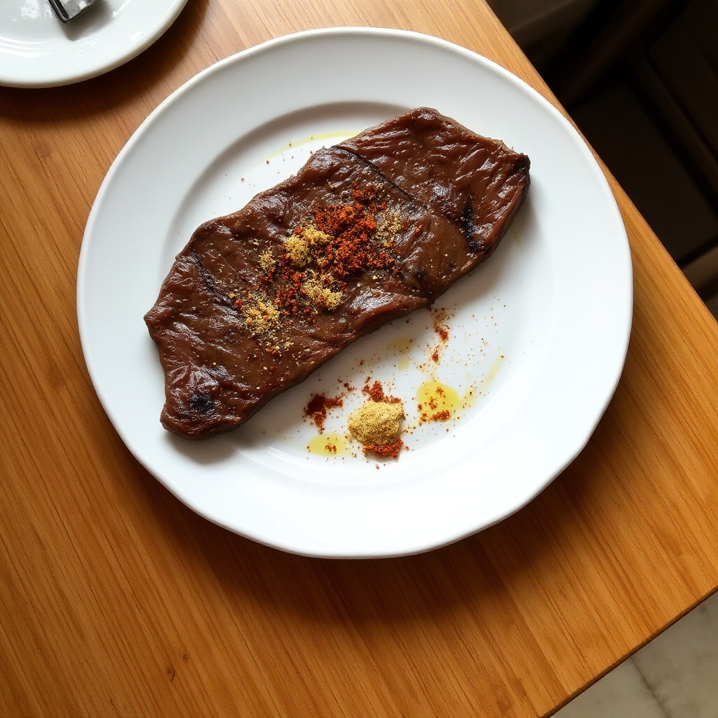 Herzhafter gewürzter Flankensteak