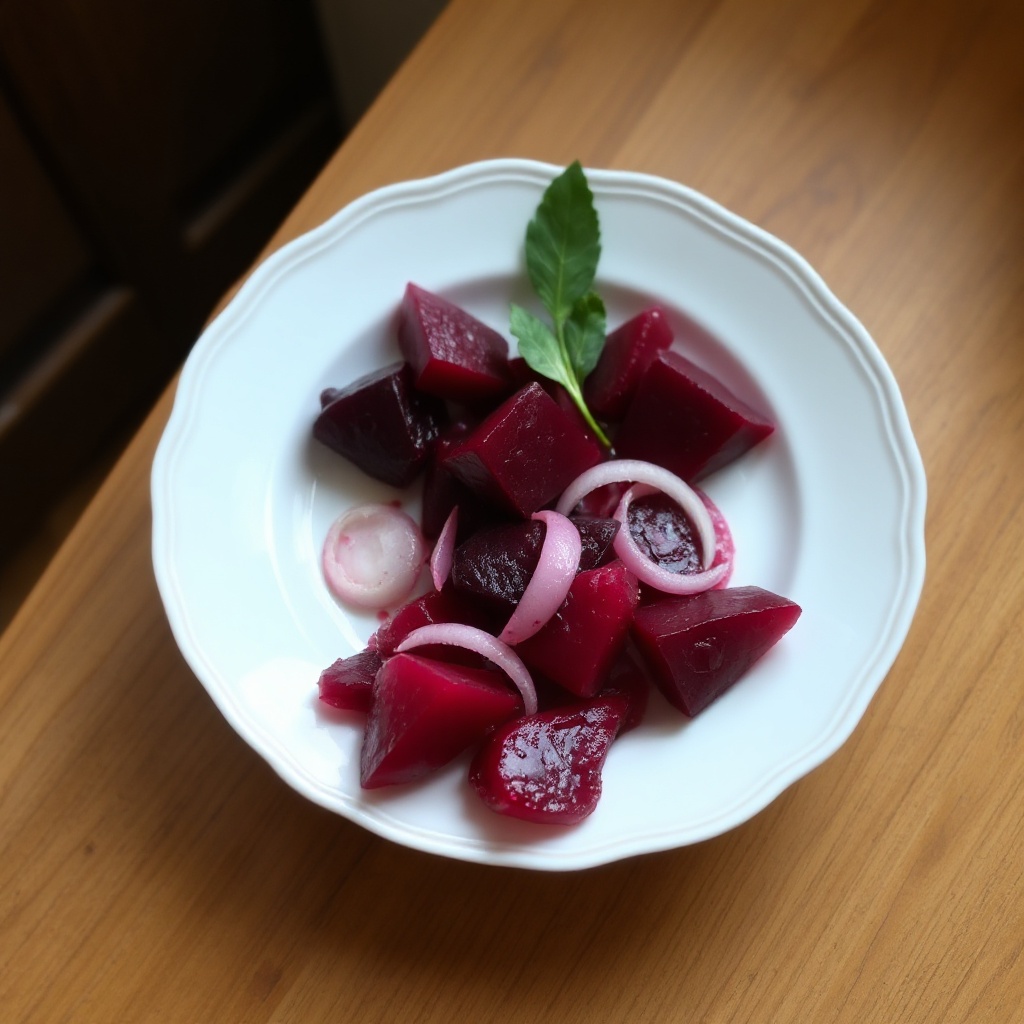 Tangy Pickled Beets with Onions