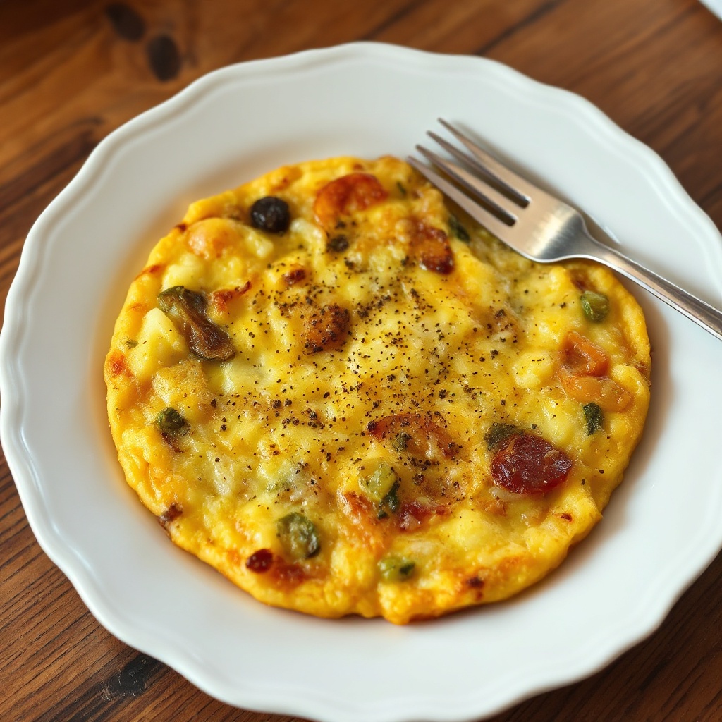Frittata Spagnola con Patate e Cipolle