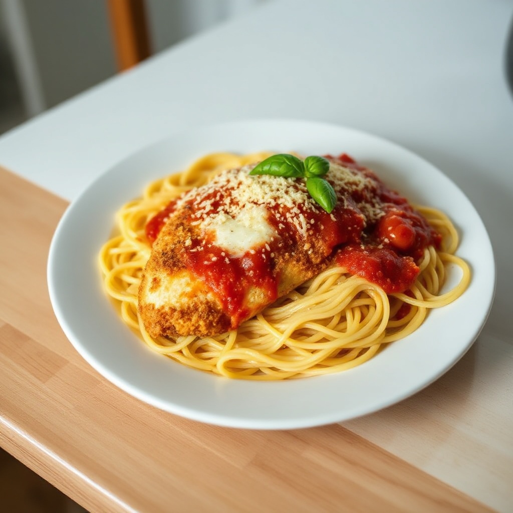 Knuspriges Hähnchen Parmesan Vergnügen