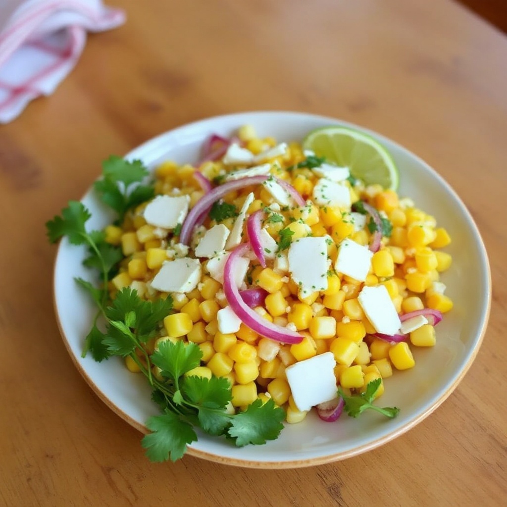Zesty Corn and Cheese Salad
