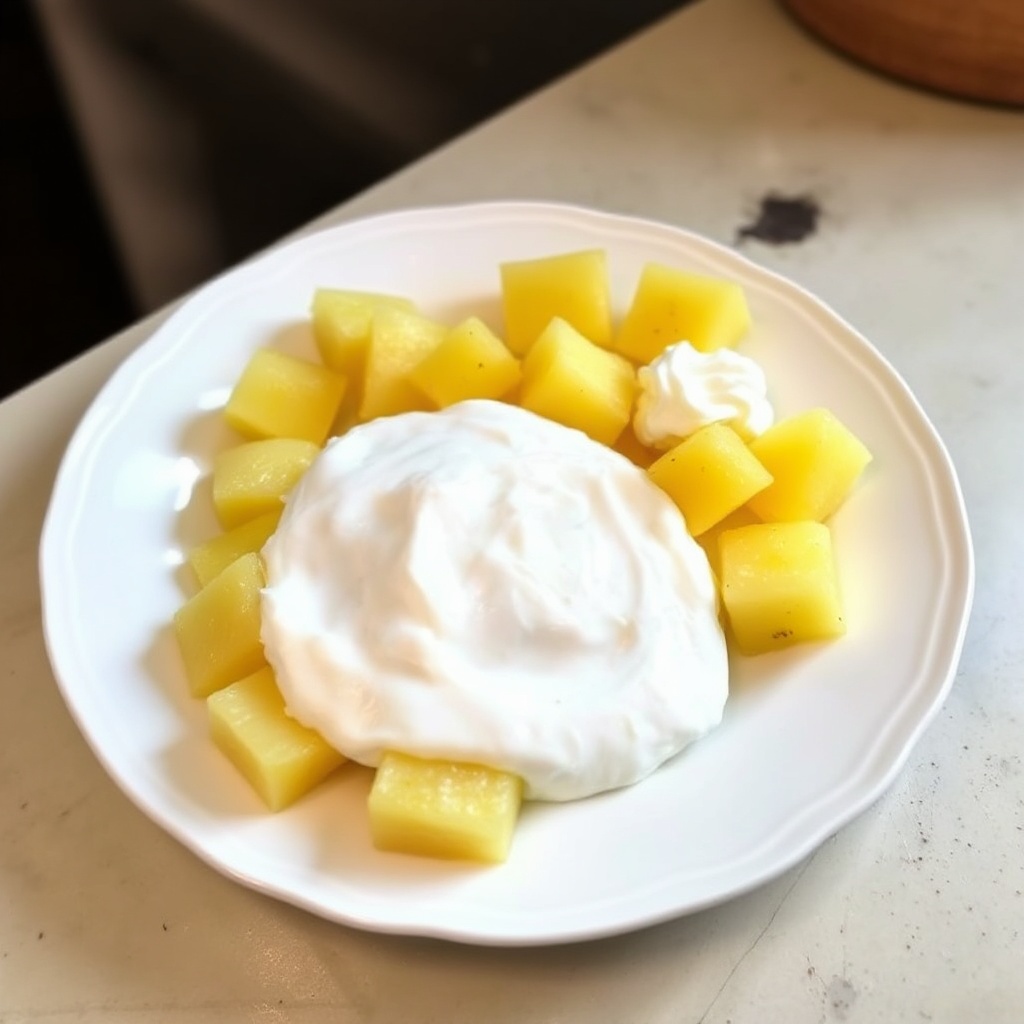 Dip Tropical al Yogurt e Ananas