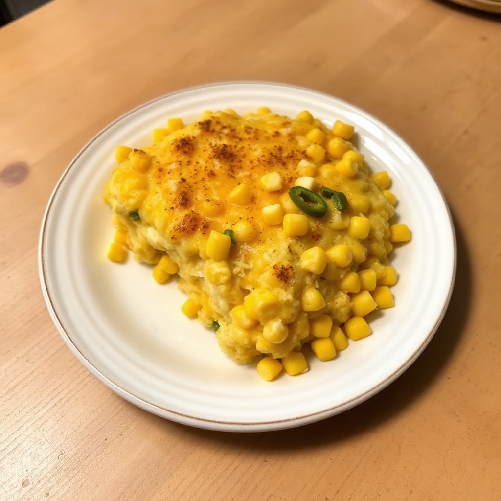 Cheesy Southwestern Corn Bake