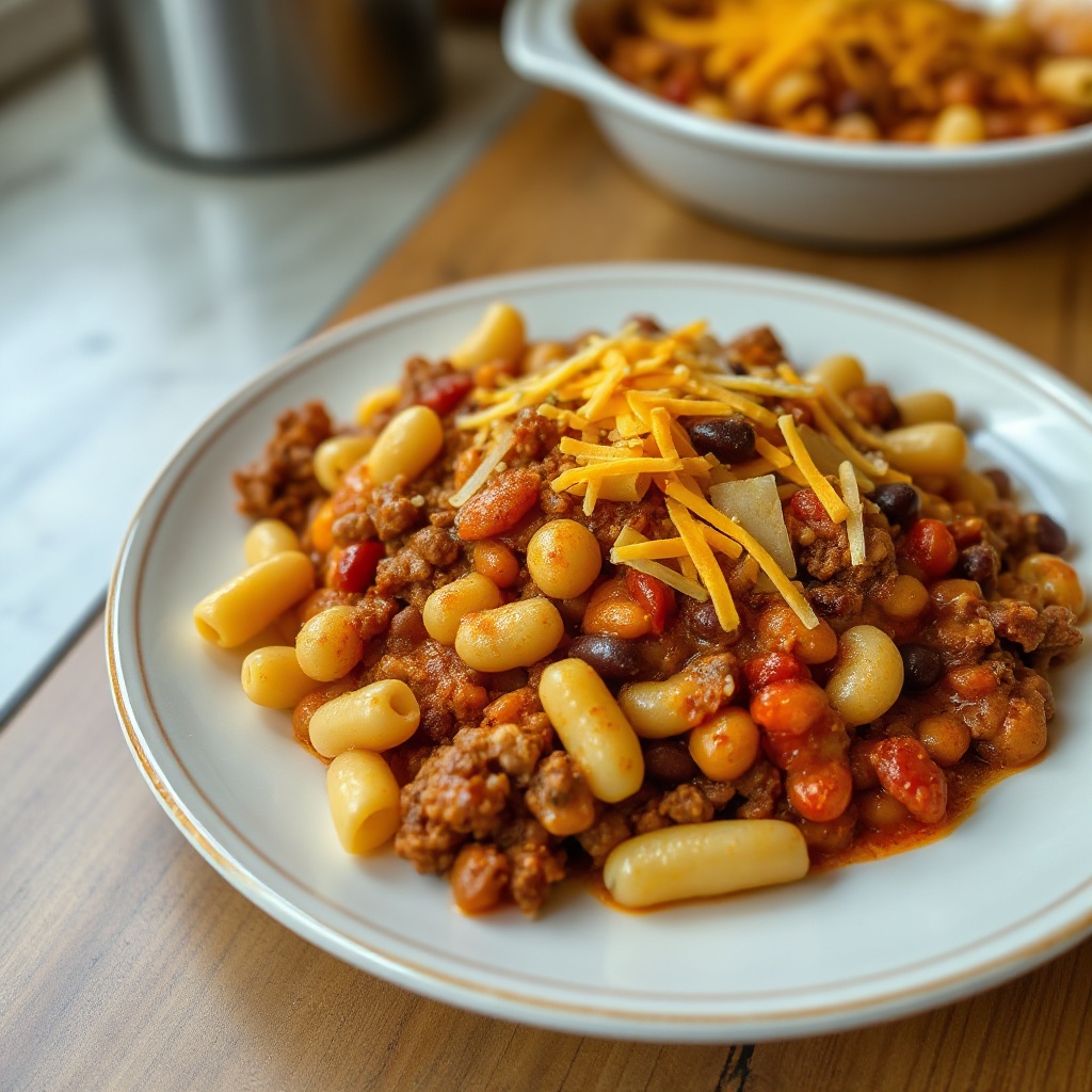 Käse-Chili-Mac-Skillet-Delight