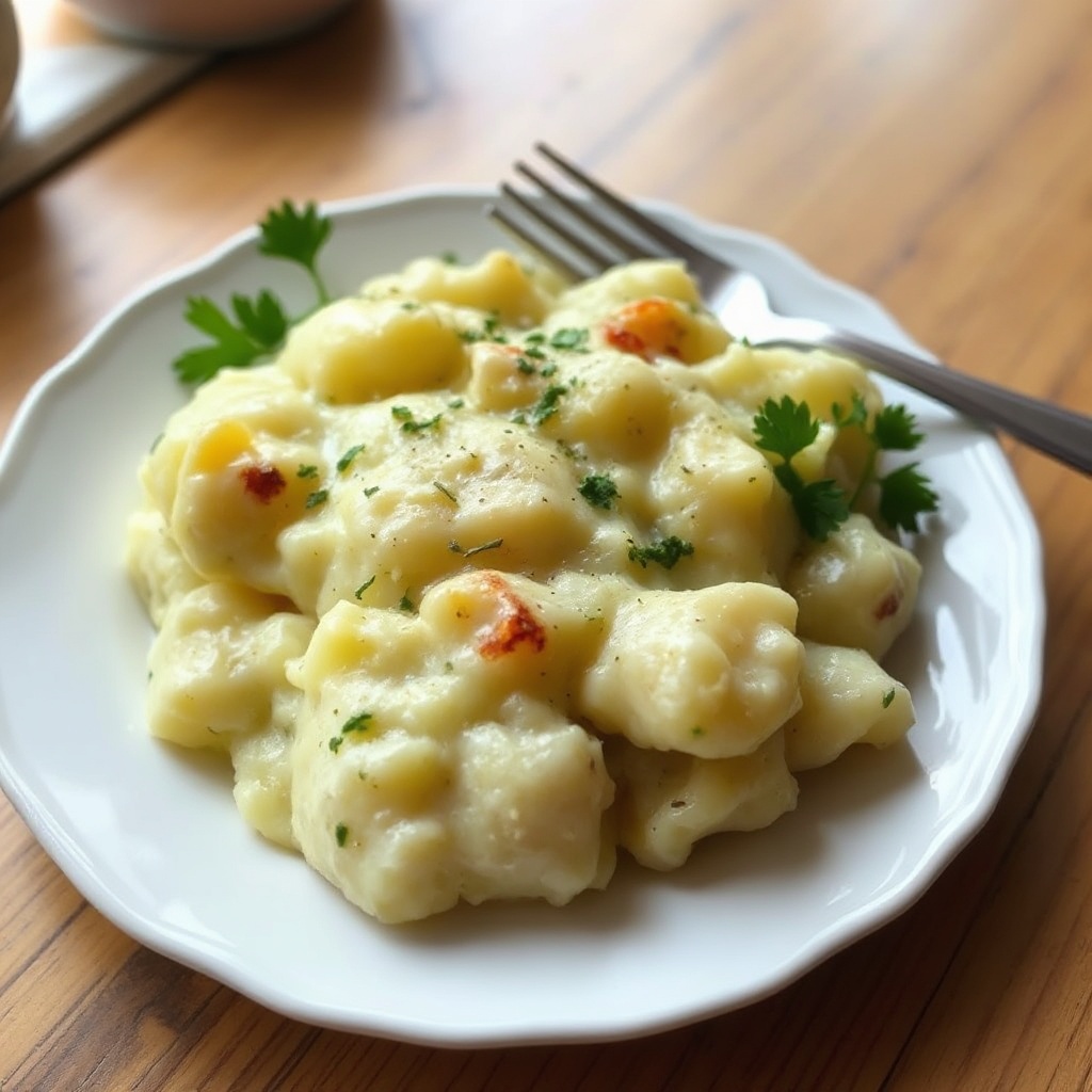Cremige Kräuter-Gratinierte Kartoffeln