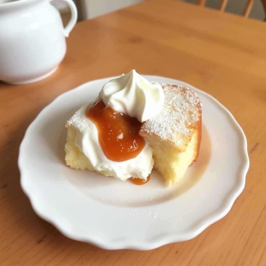 Himmlisches Sahnekuchen Vergnügen
