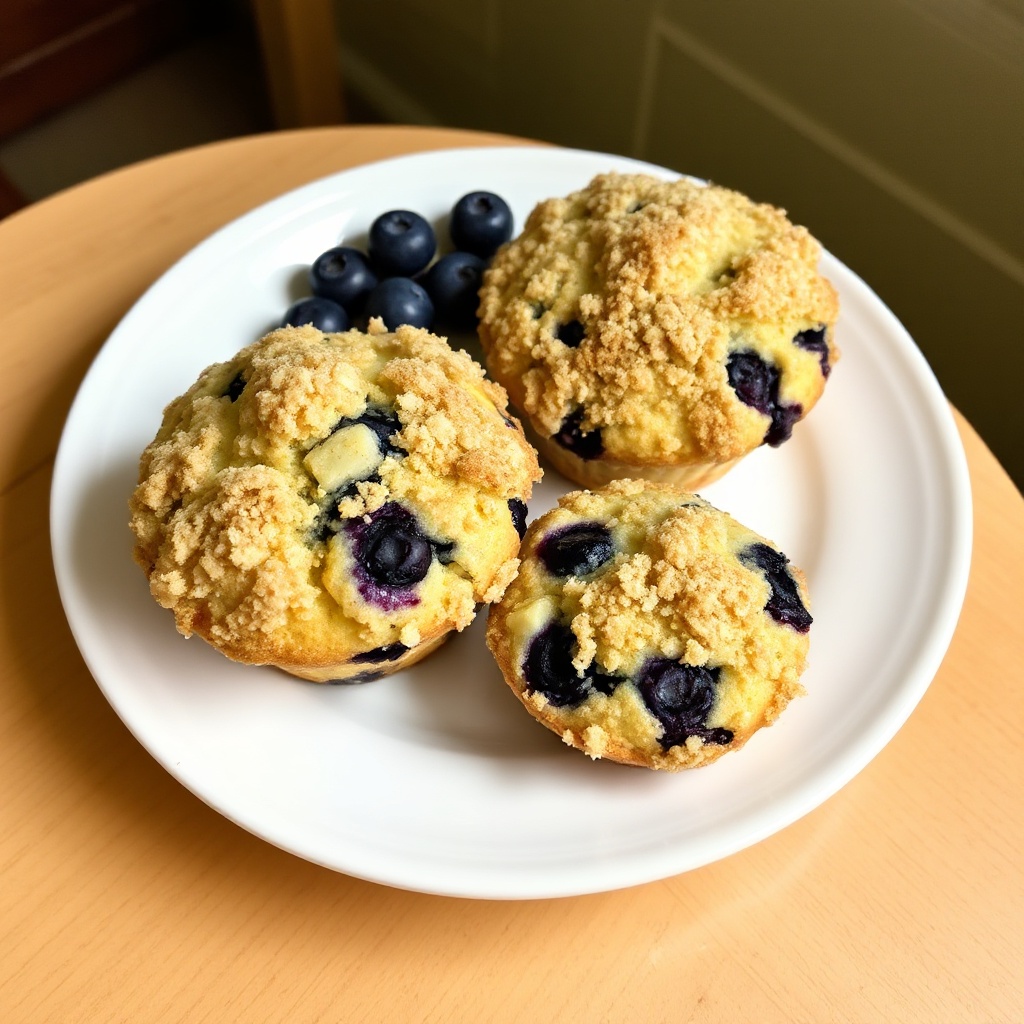 Blaubeer-Streusel-Muffins