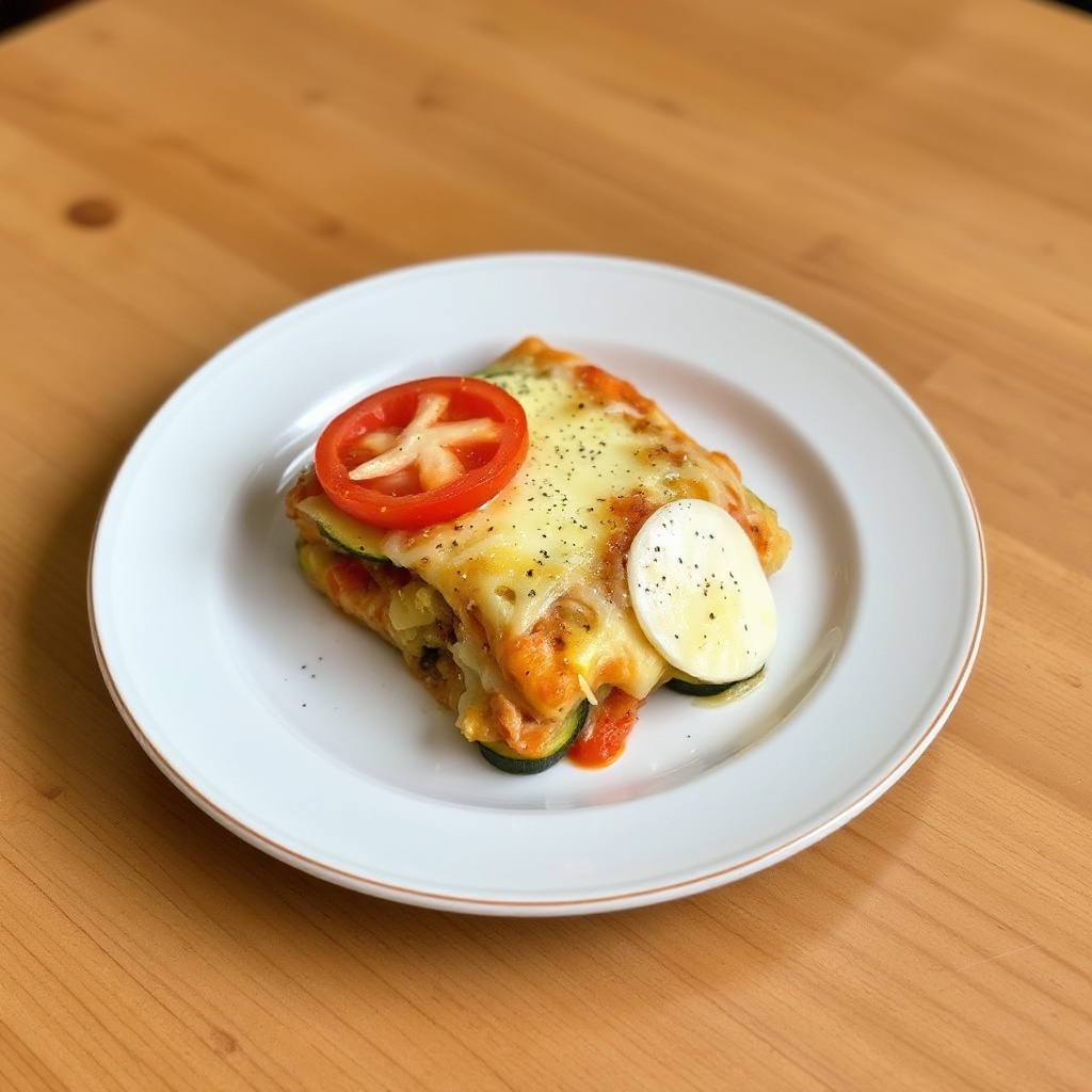 Käse-Zucchini-Tomaten-Auflauf