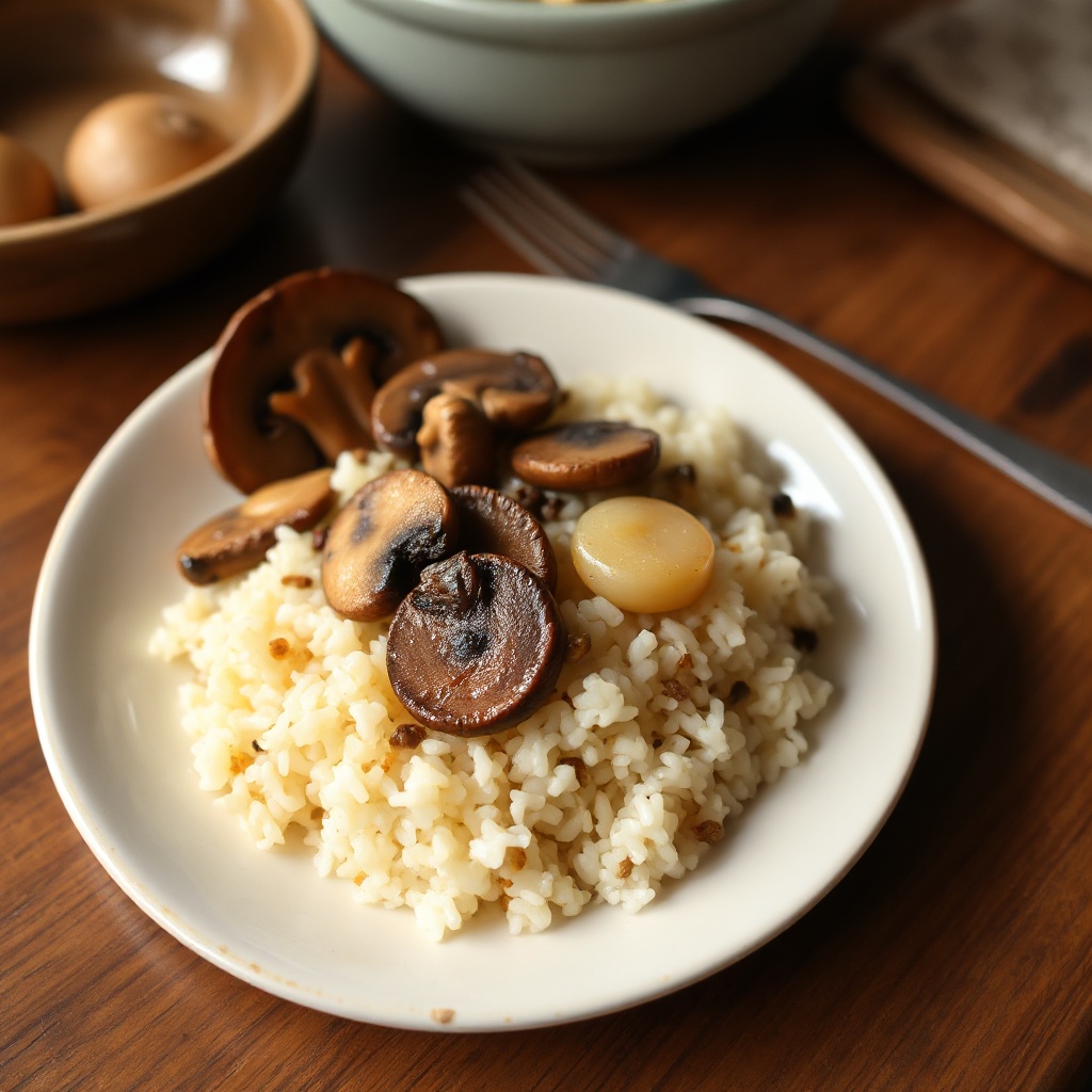 Sformato Salato di Funghi e Riso