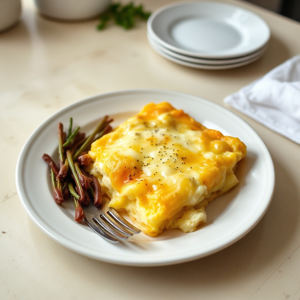 Casseruola di Uova al Formaggio al Forno