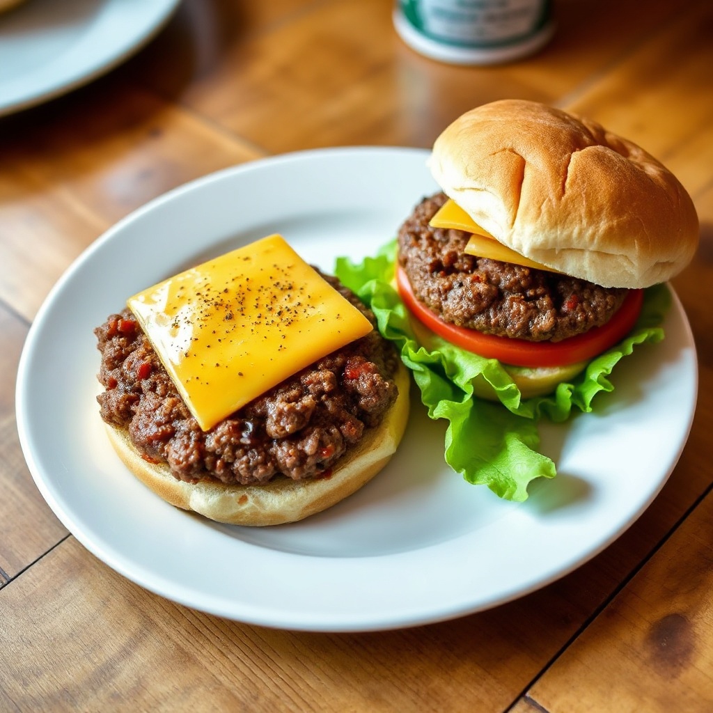Spicy Cajun Cheeseburgers
