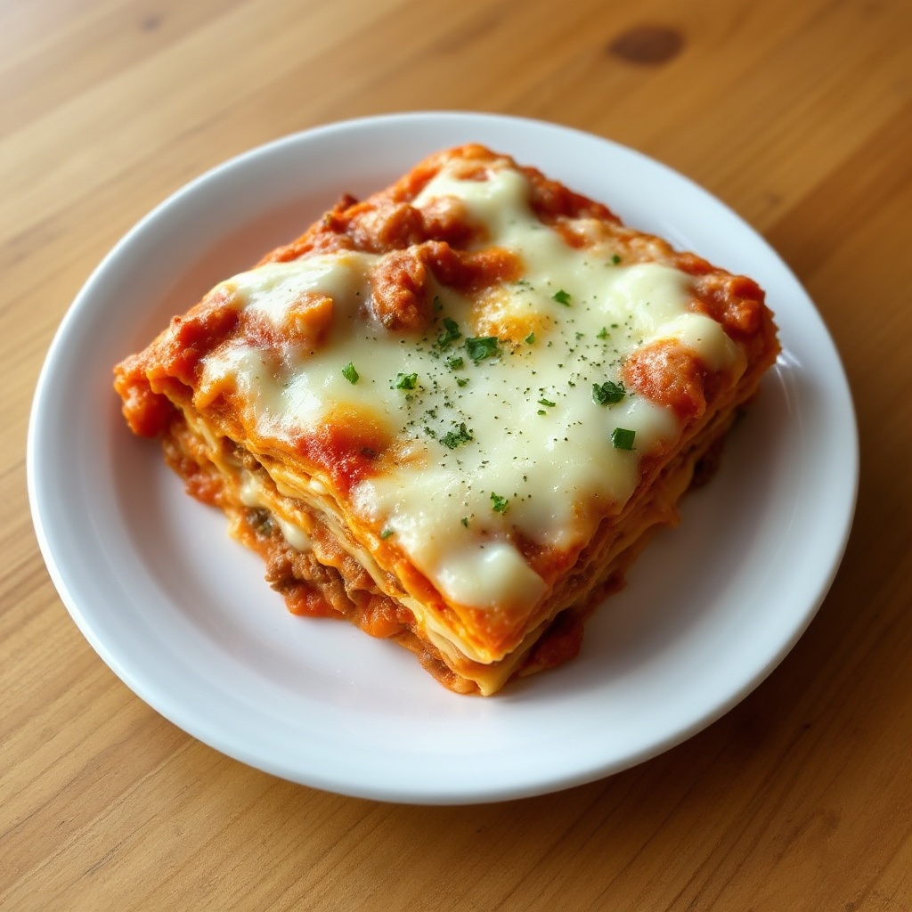 Klassische Käsige Lasagne